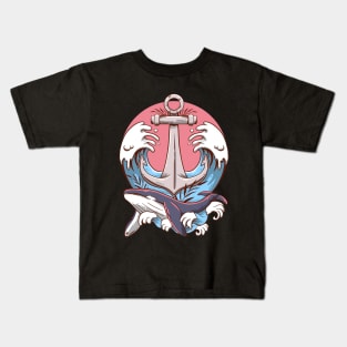Anchor Whale Kids T-Shirt